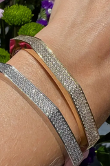 Octavia Bangle- 14K Gold Plate