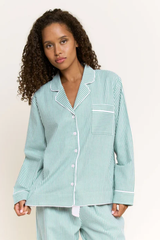 Jade Mint Stripe Pajamas