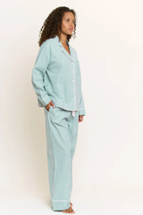 Jade Mint Stripe Pajamas