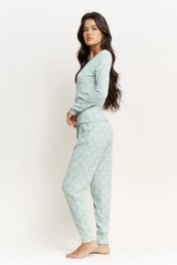 Ice Mint Christmas Tree Pajamas