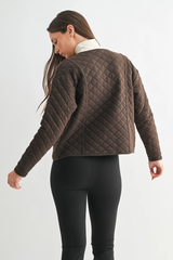 Chocolate Vista Quilted Jacket