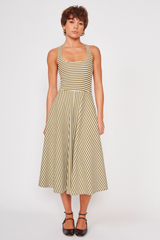 Basil/Cream Audrey Sleeveless