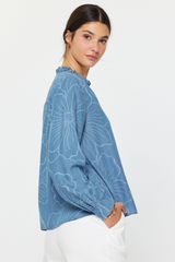 Chambary Floral Print Long Sleeve Top
