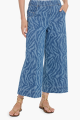 Current Ripples Leo Palazzo Denim