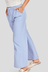 Blue Ivory Windows Down Pants