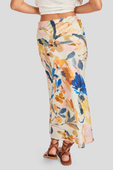 Multi Mangrove Midi Skirt
