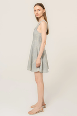 Sky Sumi Sleeveless Liona Dress