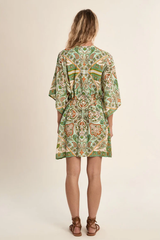 Green kimono Dress