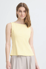 Inkate Yellow Denim Sleeveless Top
