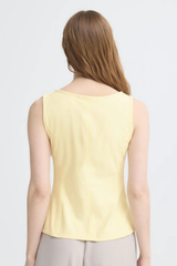 Inkate Yellow Denim Sleeveless Top
