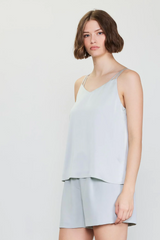 Dove Grey Double Strap Cami