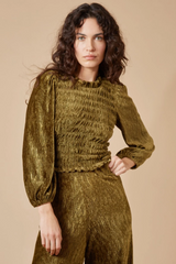 Olive Loretta Top