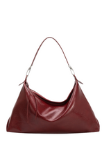 Charlie Cranberry Recycled Vegan Shoulder Bag