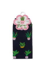 You Grow Girl Crew Socks