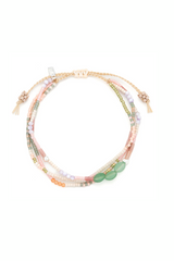 Mixed Media Bracelet - Optimism/ Green Aventurine/ Silver