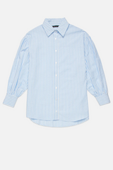 Light Blue & Navy Fontelo Top