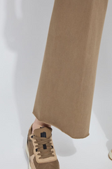 Khaki Erin Hi Waist Wide Leg Denim