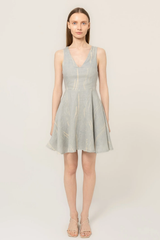 Sky Sumi Sleeveless Liona Dress