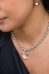 Die Heart Necklace - Stainless Steel