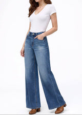 Kallie Relaxed Curve Denim Pants