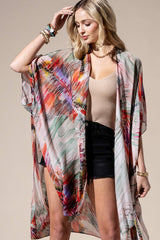 Brushstroke Multi Kimono: BRUSHSTROKE MULTI