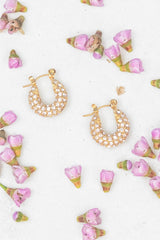 Shimmer Mini Hoops - 18K Gold Plated
