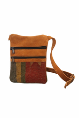 Jute Zipper Hip Pack