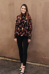 Black Side Zipper Pants