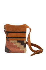 Jute Zipper Hip Pack