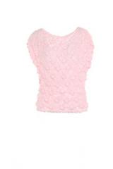 Pink Bubble Short Sleeve Top