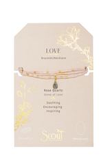 Teardrop Stone Wrap Gold - Stone of Love