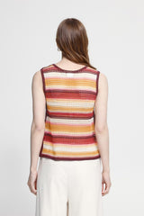 IHORIANA Multicolor Knitted Top