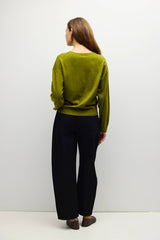 Chartreuse  Naomi Sweater V Neck Sweater