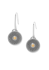 Ferrara Segreta Medallion French Wire Earrings
