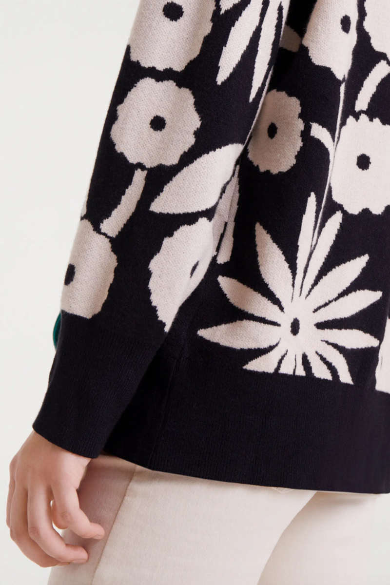 Tofu Print Jacquard Jacket