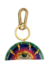 Bag Charm / Key Ring Rainbow Eye