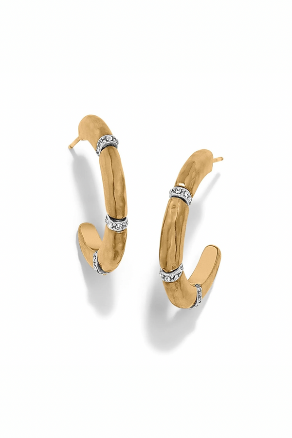 Meridian Geo Open Hoop Earrings