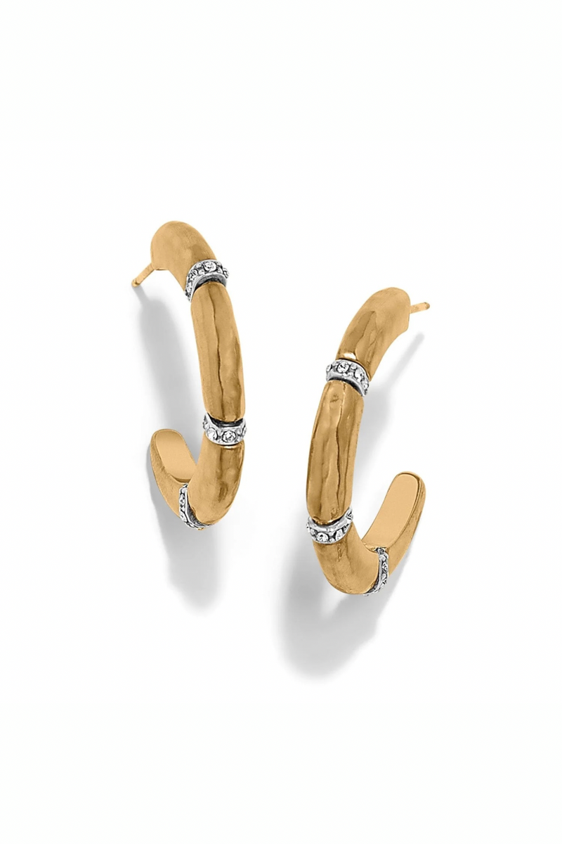 Meridian Geo Open Hoop Earrings