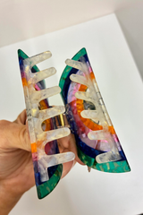 Rainbow 'Look Within' Eye Hair Claw