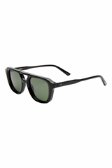 Ruby Ink / Green Polarized Sunglasses