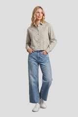Mini Floral Print Sabrina Shirt