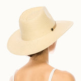 Handwoven Ivory Toyo Straw Panama