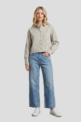 Mini Floral Print Sabrina Shirt