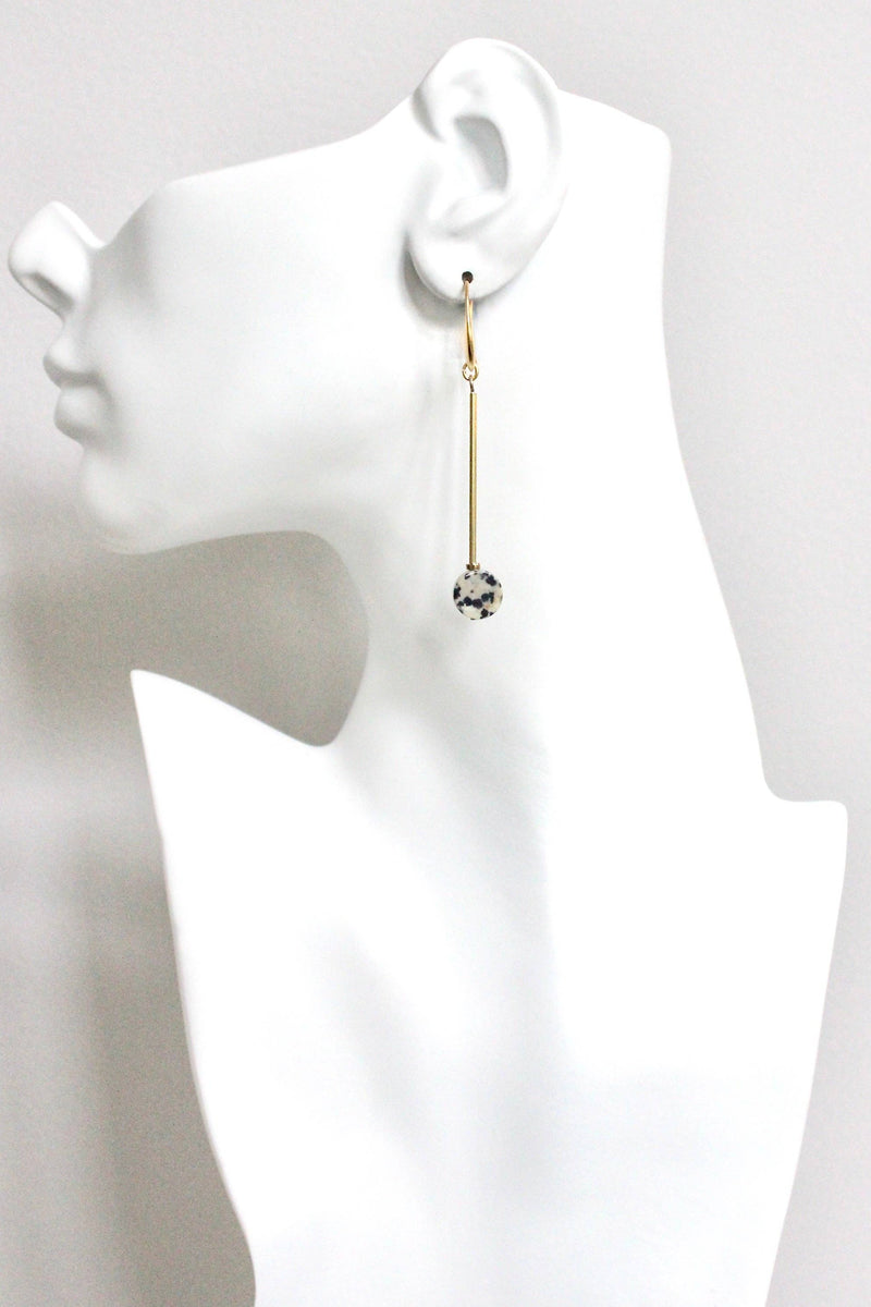 Dalmatian earrings