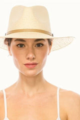 Handwoven Ivory Toyo Straw Panama