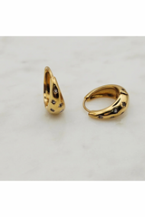 Scattered Stars Mini Hoops