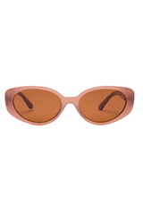 Carly Watermelon / Brown Polarized Lens Sunglasses