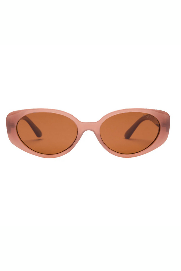 Carly Watermelon / Brown Polarized Lens Sunglasses