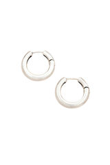 Refined Earring Collection - Medium Stellar Hoop/Silver
