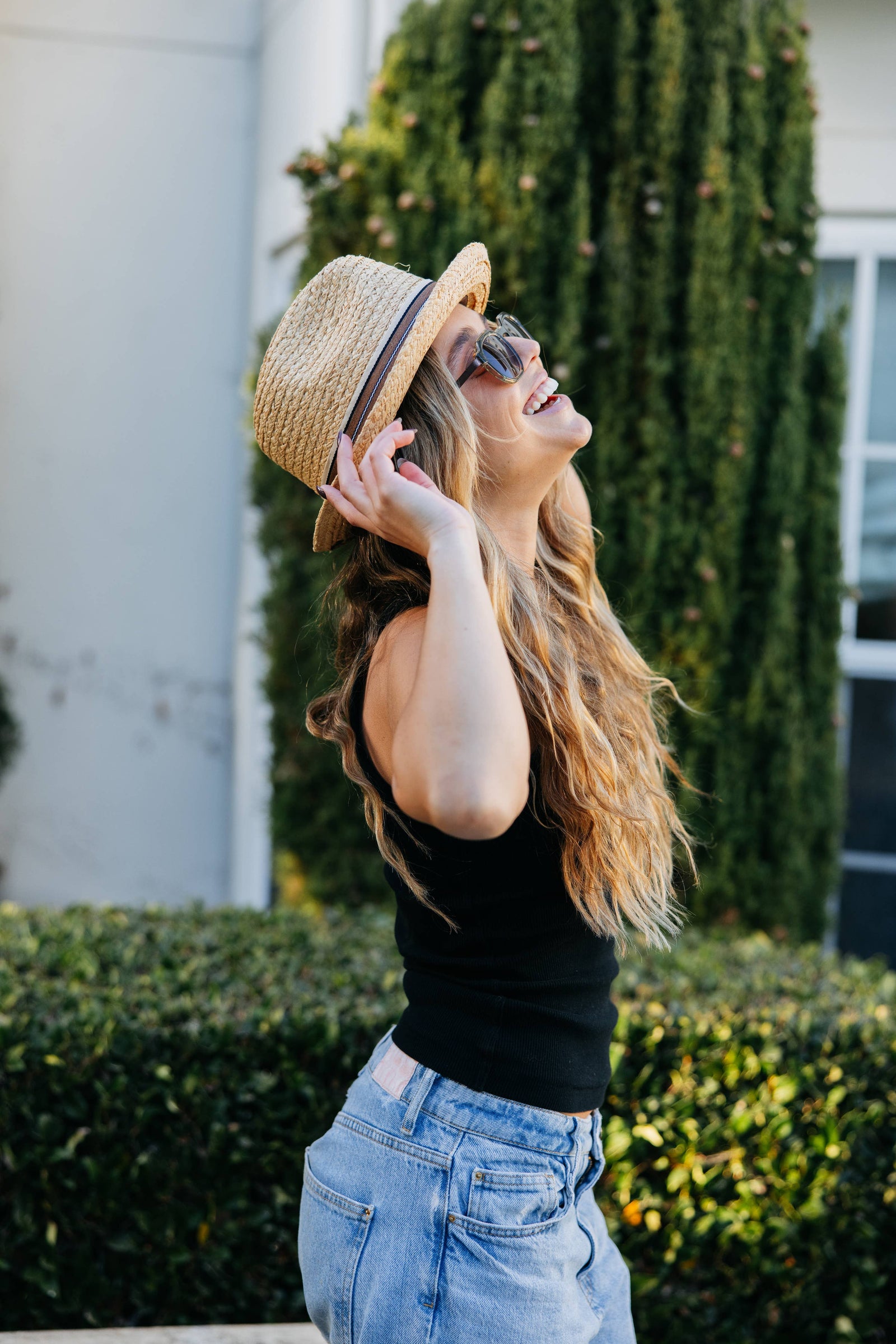 Chance Raffia Straw Ribbon Band Natural Fedora Hat – April Blooms